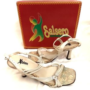 Salsero Laura Shoes in Ivory Bone